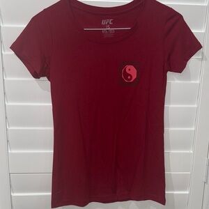 UFC Women's Red Graphic T-Shirt-S